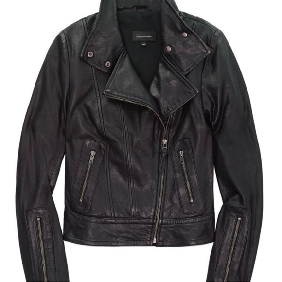 Aritzia Mackage Kenya leather jacket size XS. Excellent condition - Picture 1 of 8